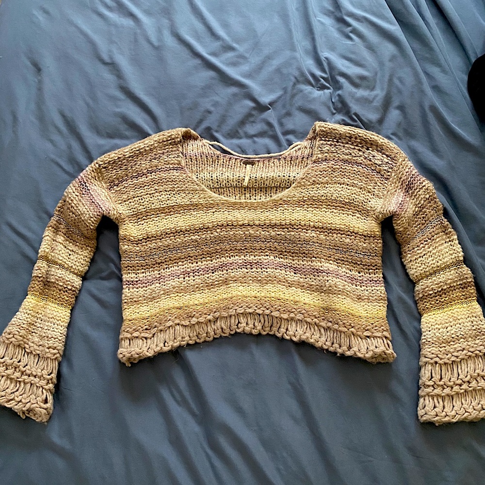 Free People Crop Sweater